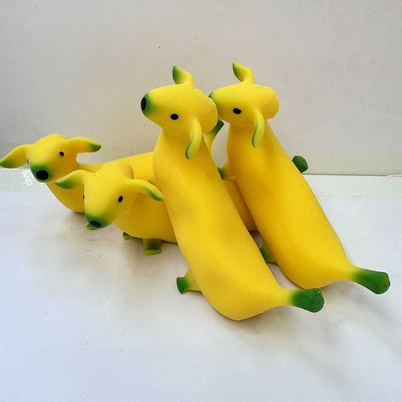 Banana Dog Stretch Squishy – additional product view