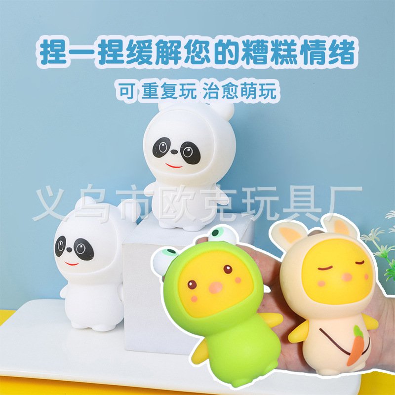 Dress-Up Panda Squishy Toy – additional product view