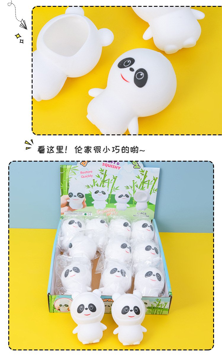 Dress-Up Panda Squishy Toy – additional product view