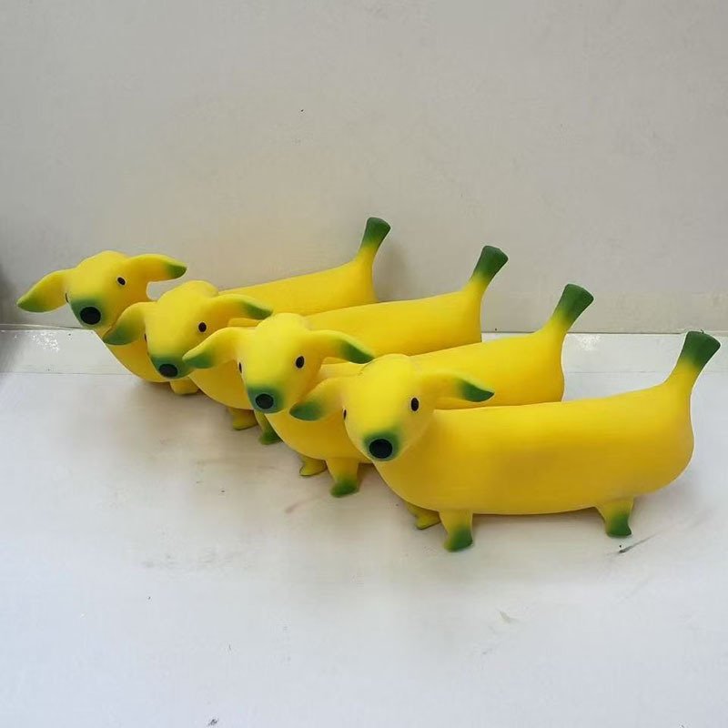 Banana Dog Stretch Squishy – additional product view