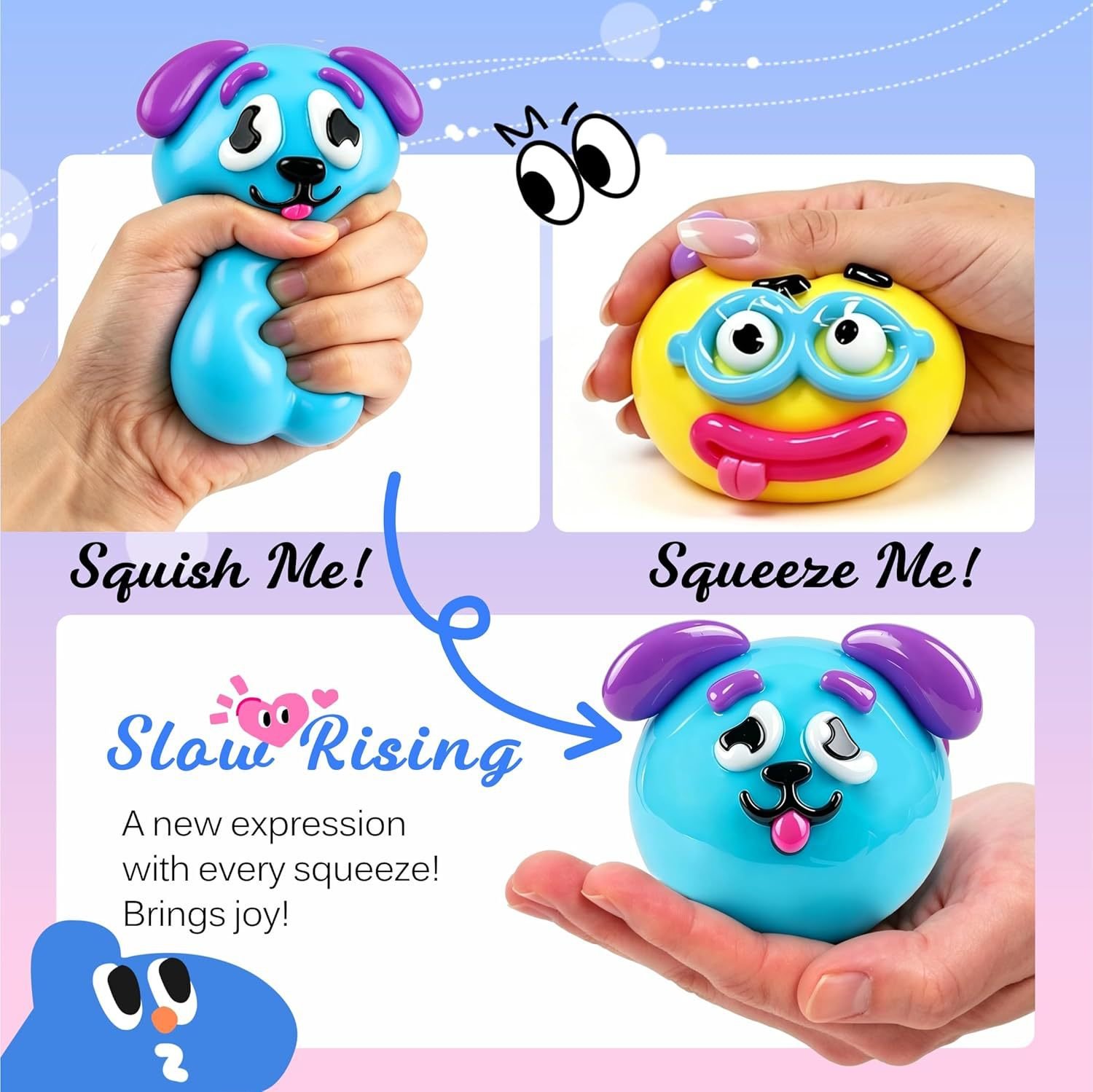 Dog Face Swap Squishy Toy – additional product view