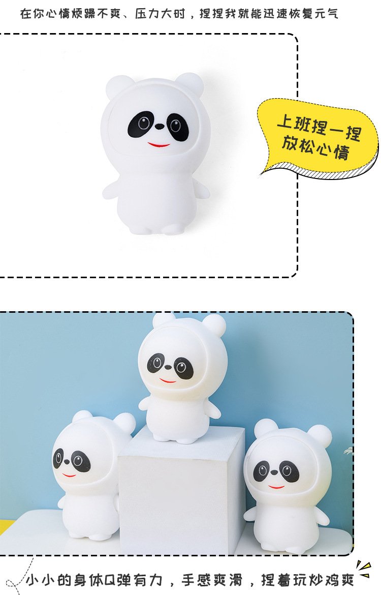 Dress-Up Panda Squishy Toy – additional product view