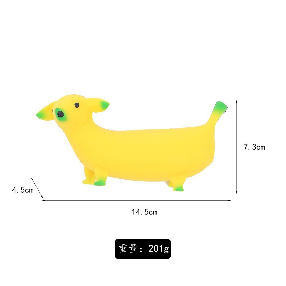 Banana Dog Stretch Squishy – additional product view