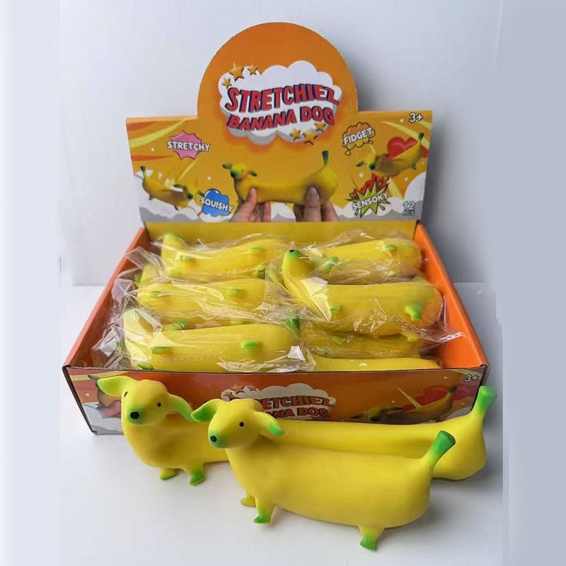 Banana Dog Stretch Squishy – additional product view