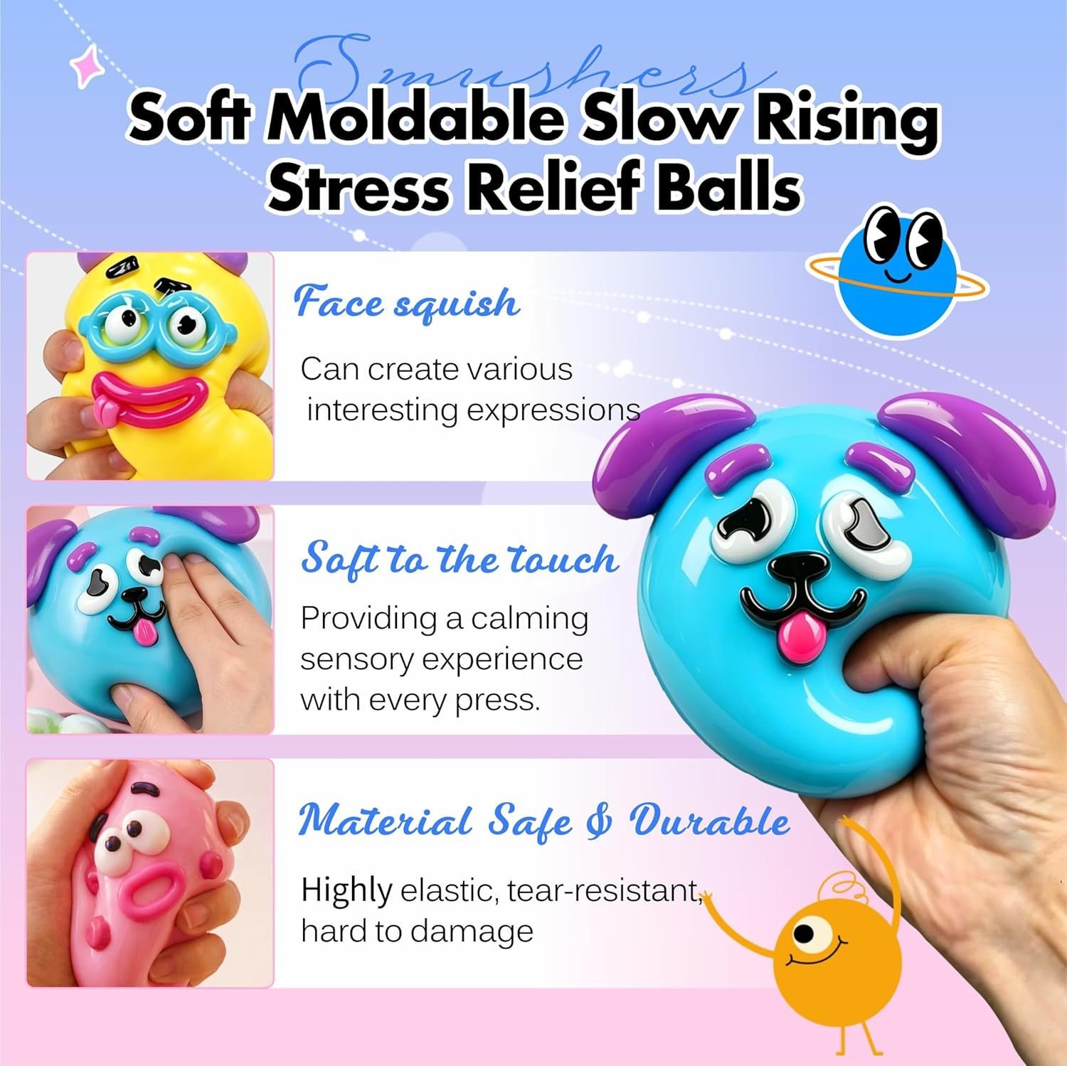 Dog Face Swap Squishy Toy – additional product view