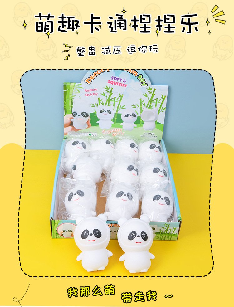 Dress-Up Panda Squishy Toy – additional product view