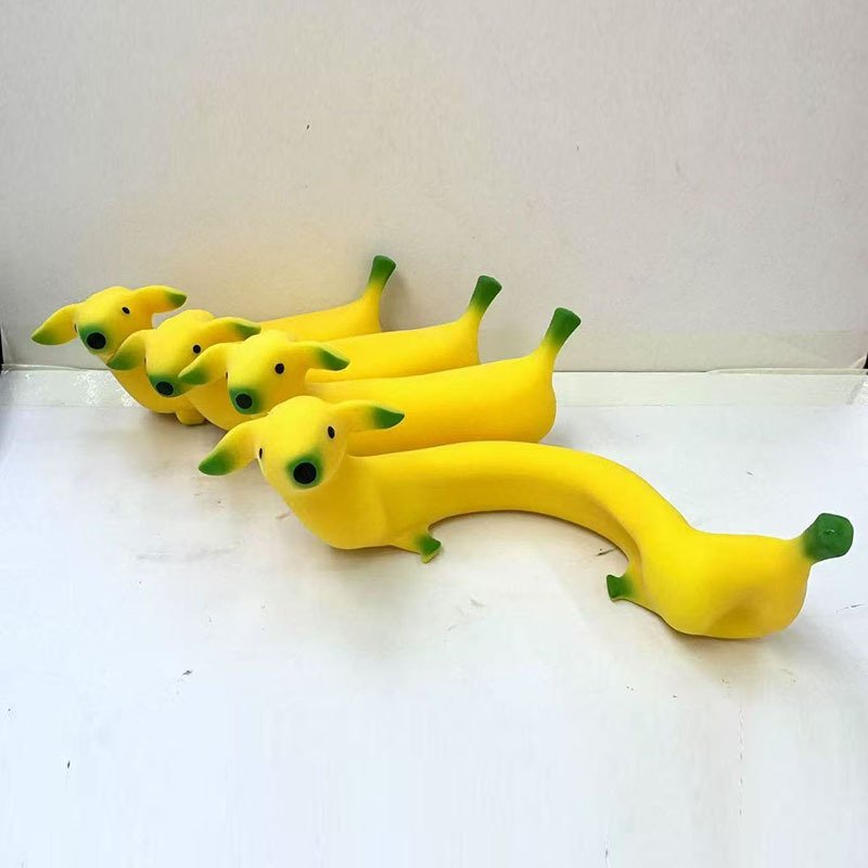 Banana Dog Stretch Squishy – additional product view