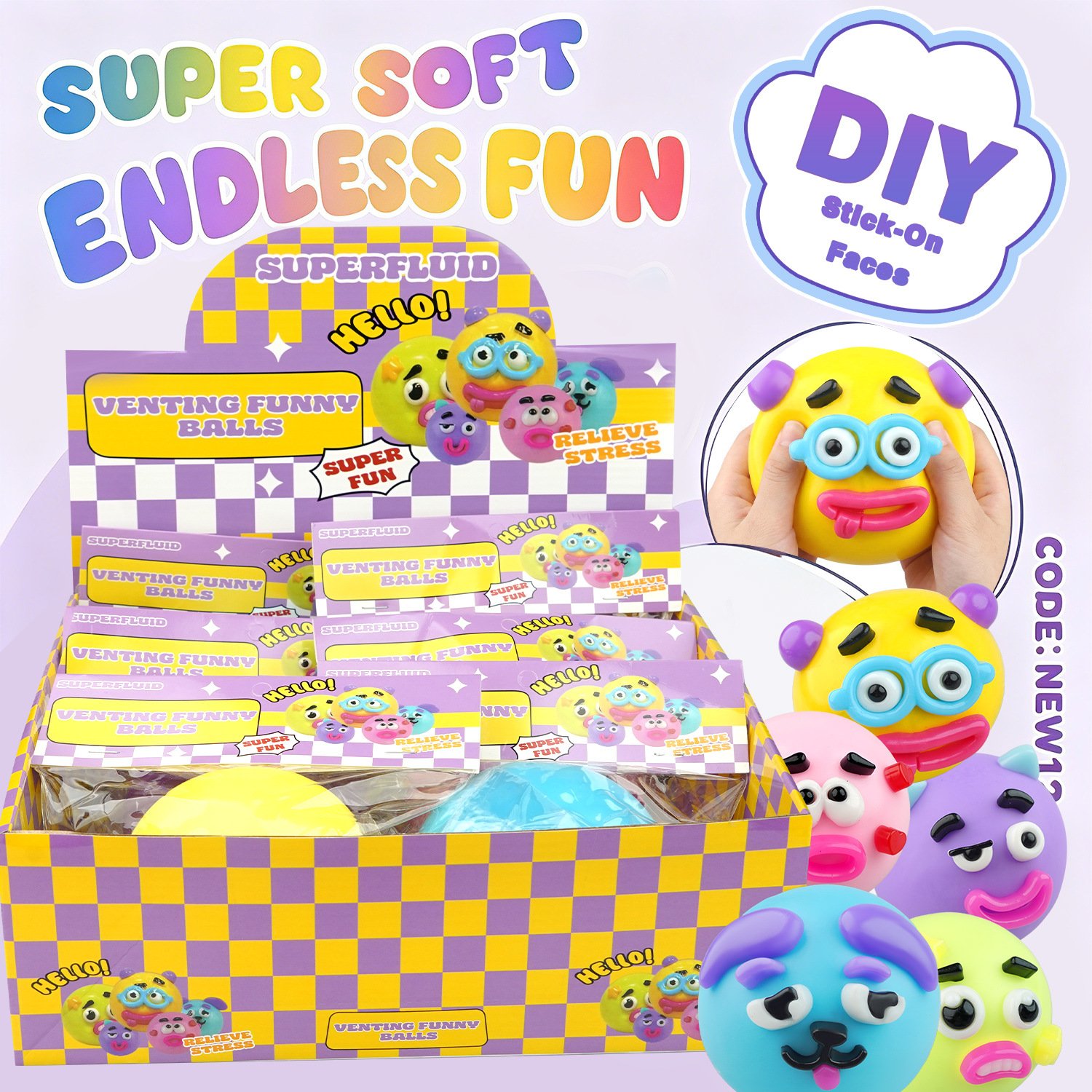 Dog Face Swap Squishy Toy – additional product view