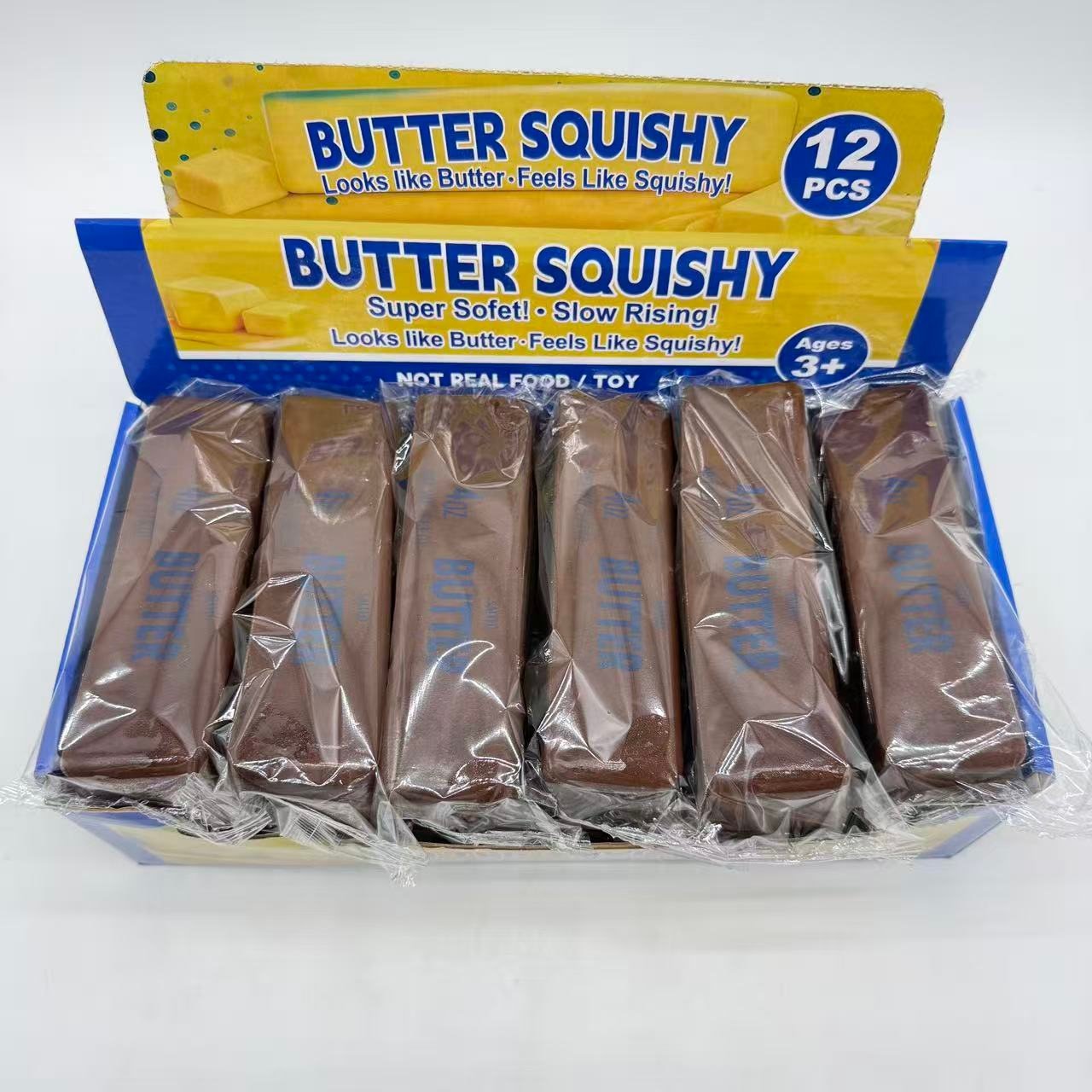 13.5 cm Black Butter Bar Squishy wholesale PU foam squeeze toy