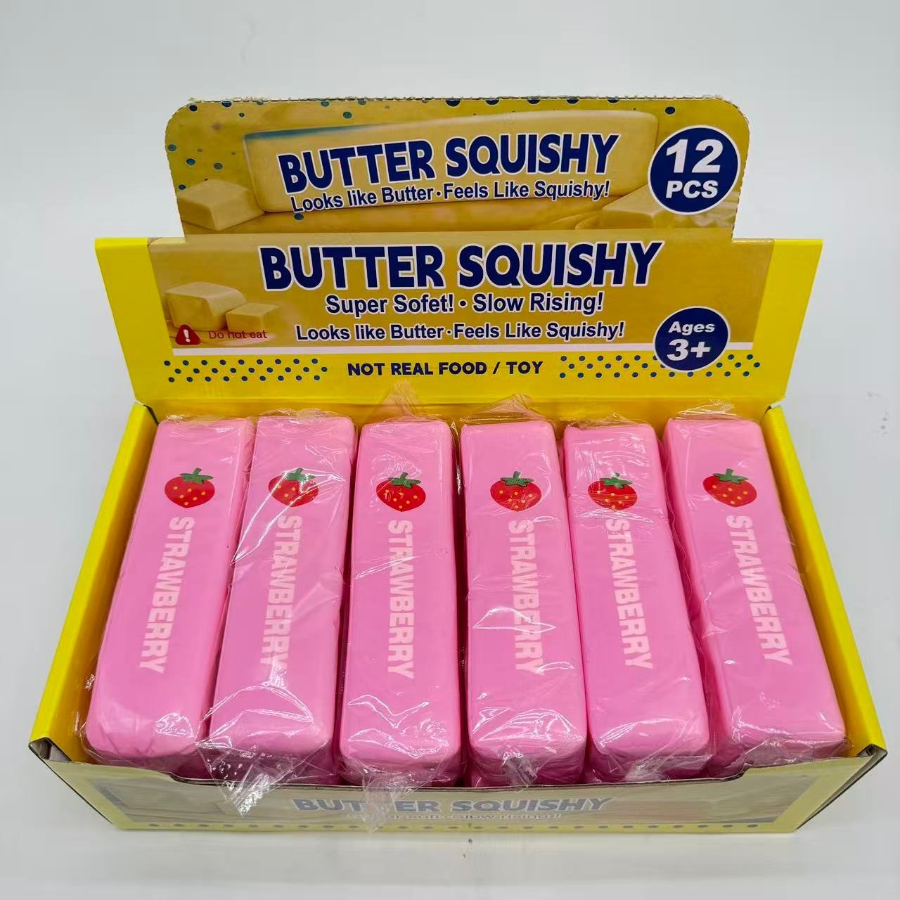 13.5 cm Strawberry Bar Squishy wholesale PU foam squeeze toy
