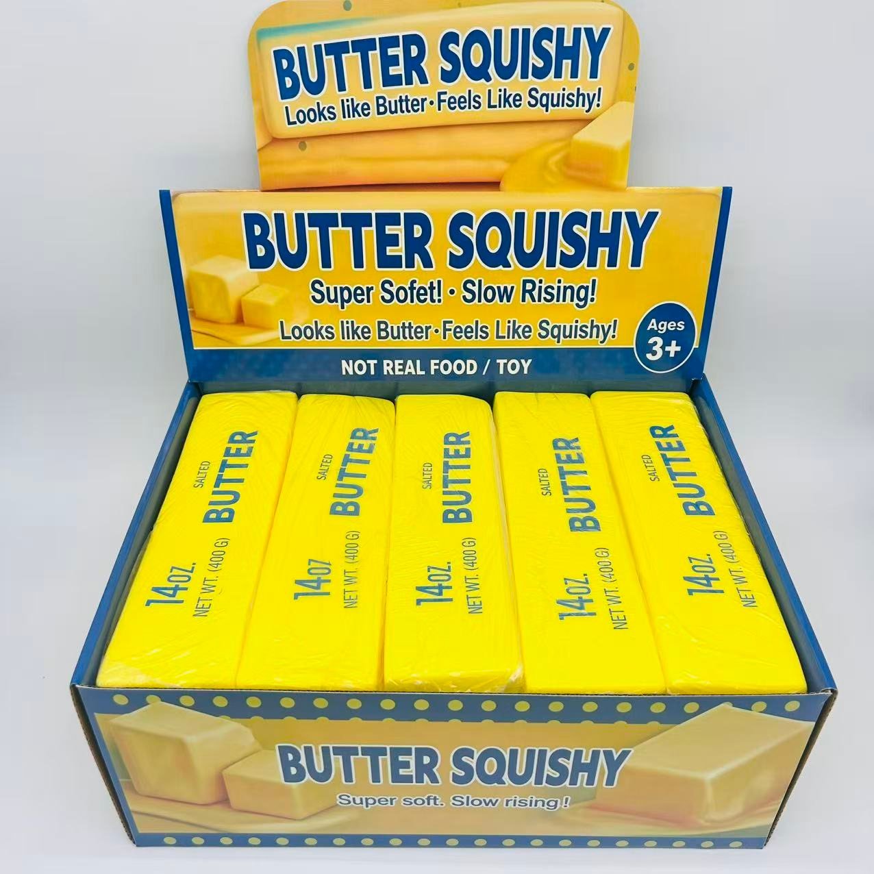 24 cm Large Butter Bar Squishy wholesale PU foam squeeze toy
