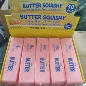 24 cm Large Pink Butter Bar Squishy wholesale PU foam squeeze toy