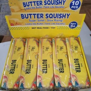 24 cm Marbled Red-Corner Butter Bar Squishy