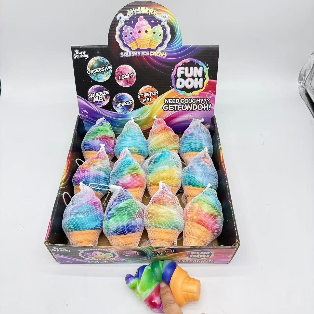 Ice Cream Squishy wholesale PU foam squeeze toy