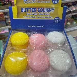 Round Toast Squishy wholesale PU foam squeeze toy