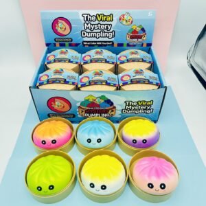 Colorful bun squishy toy for wholesale