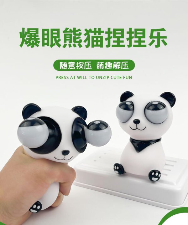 Pop-Eye Panda Squeeze Toy