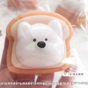 Westie toast dog squishy toy for wholesale