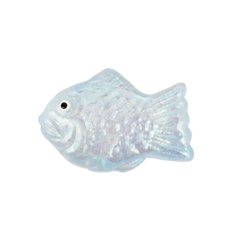 Blue glitter carp squishy for wholesale