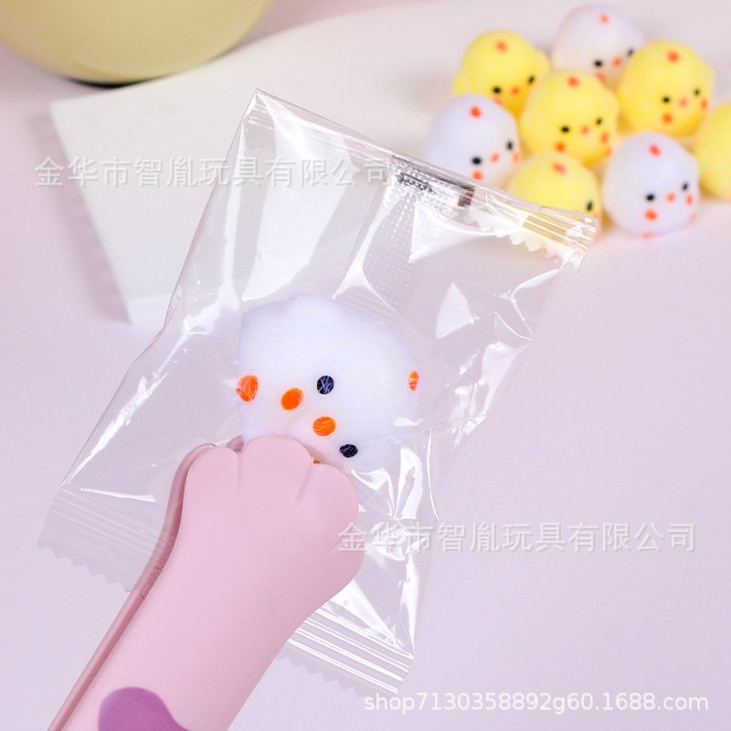 White Mini Chick Squishy — supplier product view