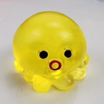 Yellow Bubble Octopus Squishy