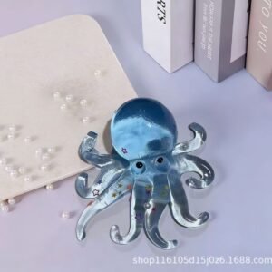 Blue Long-Tentacle Octopus Squishy