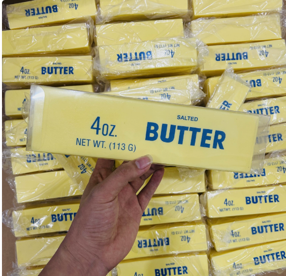 24 cm Large Butter Bar Squishy – product and packaging view